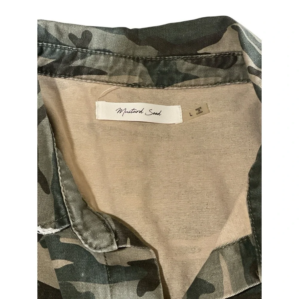 Faded Glory L Full Zip Hooded‎ Gray Chore Jacket Barn Cattle Chickens
